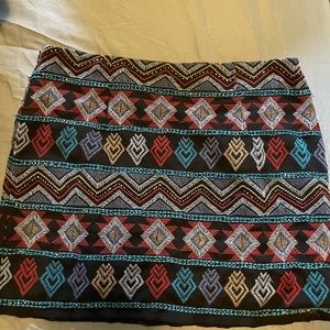 Forever 21 boho mini skirt